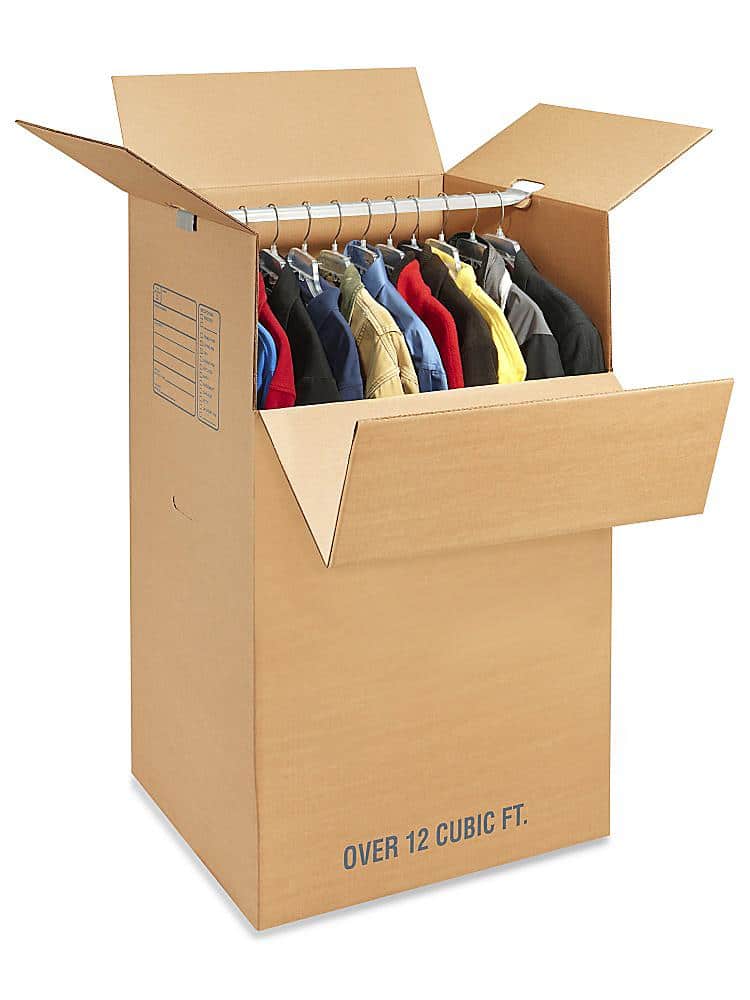 Best moving tips for a successful move : wardrobe boxes / boites de garde-robe